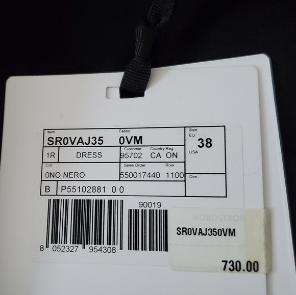 BNWT Red Valentino black shortsleeve dress Size 4 / S / 38. - Picture 12 of 14